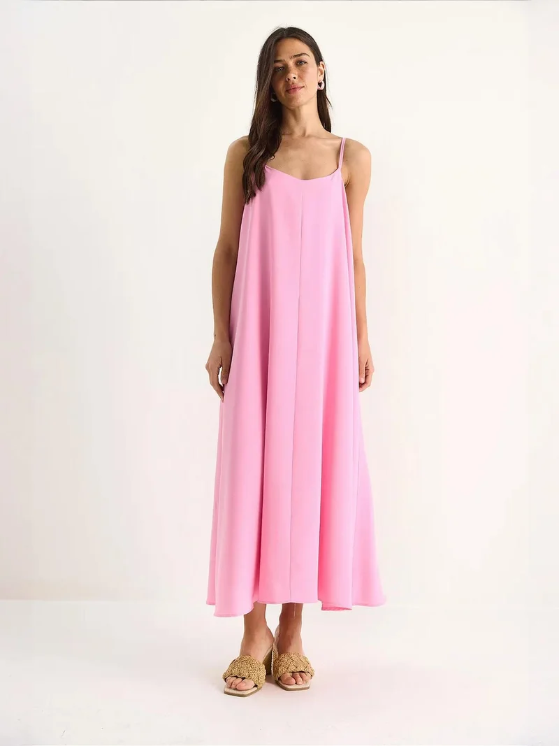 بيانكو لوتشي فستان ماكسي بخط  من لوتشي