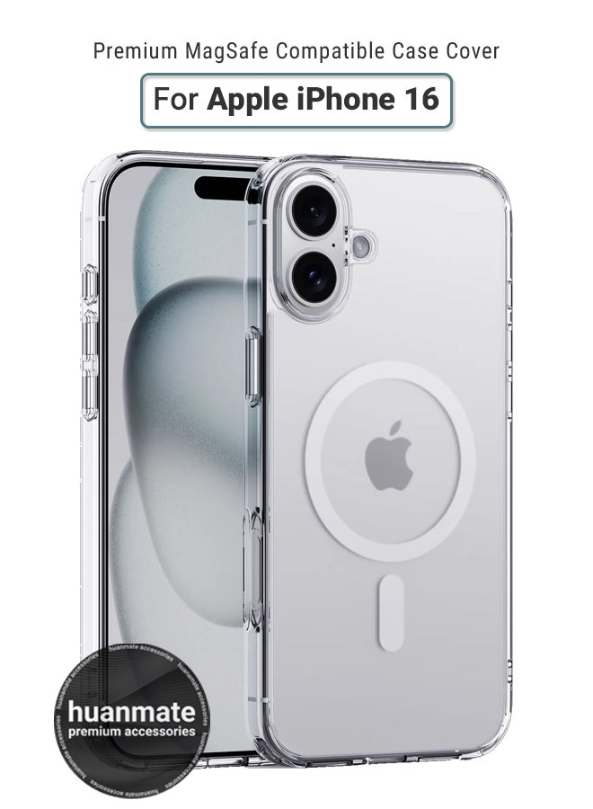 هوان ميت Huanmate iPhone 16 Magsafe Clear Case