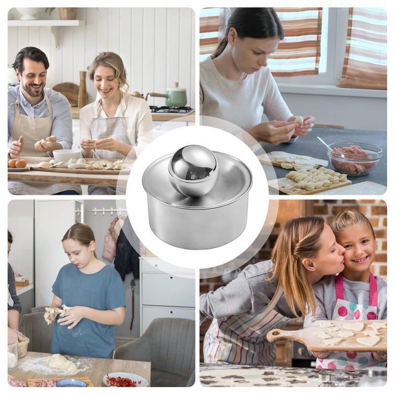 أداة ضغط الزلابية المضغوطة مقاس 10x5 سم للزلابية والرافيولي والإمباناداس والفطائر - Image 5