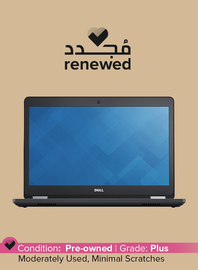 ديل تم تجديده - كمبيوتر محمول Latitude 5470 (2016) بشاشة مقاس 14 بوصة، ومعالج Intel Core i5/الجيل السادس/ذاكرة الوصول العشوائي (RAM) سعة 8 جيجابايت/محرك أقراص SSD سعة 256 جيجابايت/بطاقة رسومات Intel HD 520 - Image 1