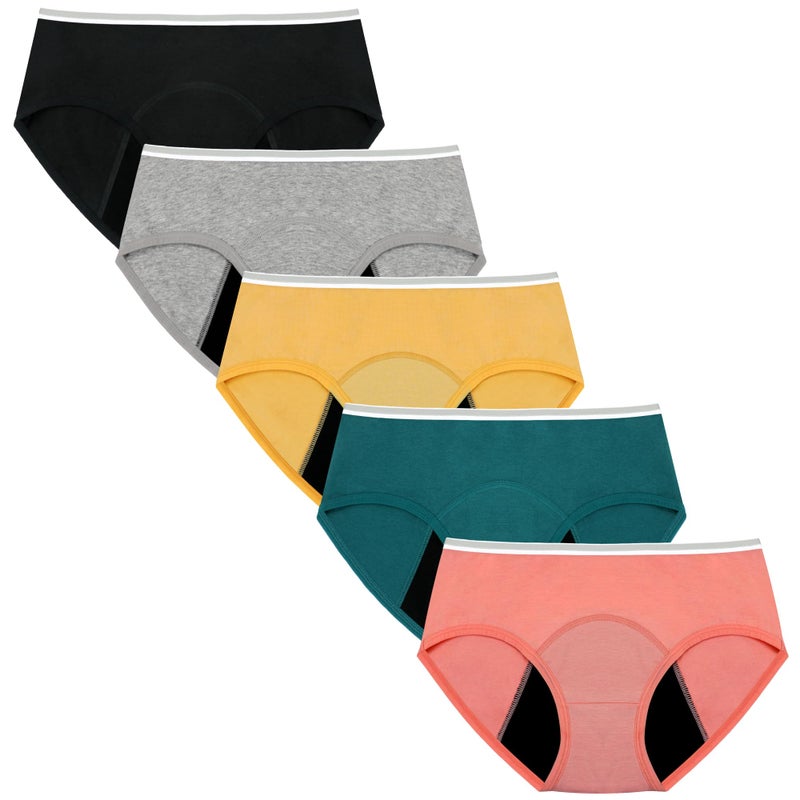 Geronmine Teen Girls Period Panties First Period Starter Underwear For Teens Menstrual Leakproof Protective Cotton Soft Briefs - Image 1