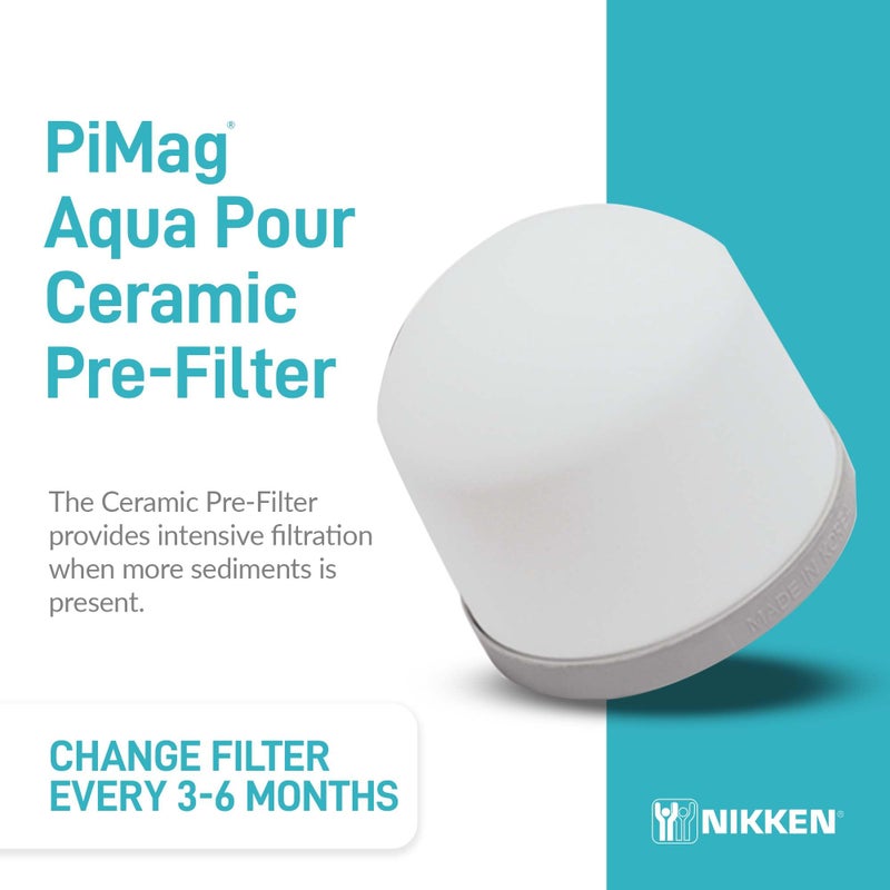 Nikken PiMag Aqua Pour Ceramic Pre-Filter 1364 Replacement for PiMag Aquapour System 1360 - Image 2