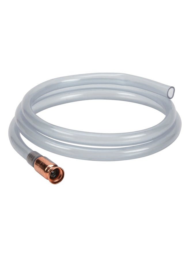 Performance Tool W54154 Food-Grade 3.5 Gpm Liquid Transfer Shaker Siphon Tube Hose, Clear Blue, 6-Foot - Image 1