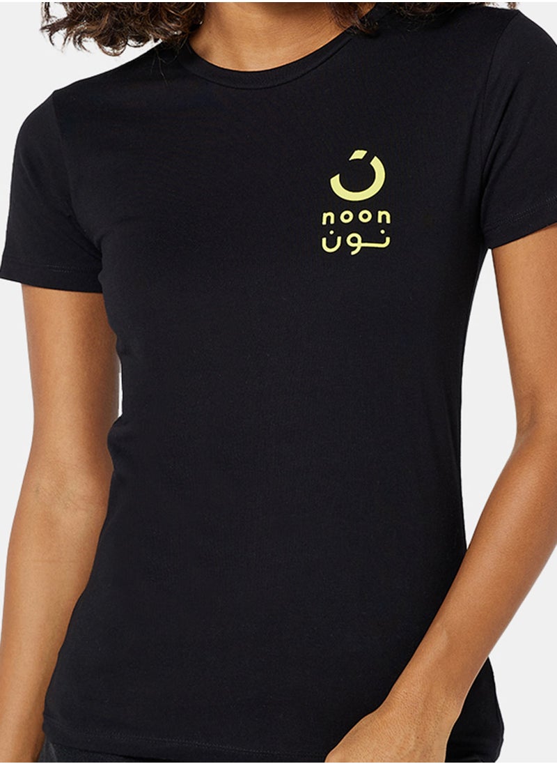 Noon Merch - Women's Noon Merchandise T-Shirts with Logo Print - Image 1