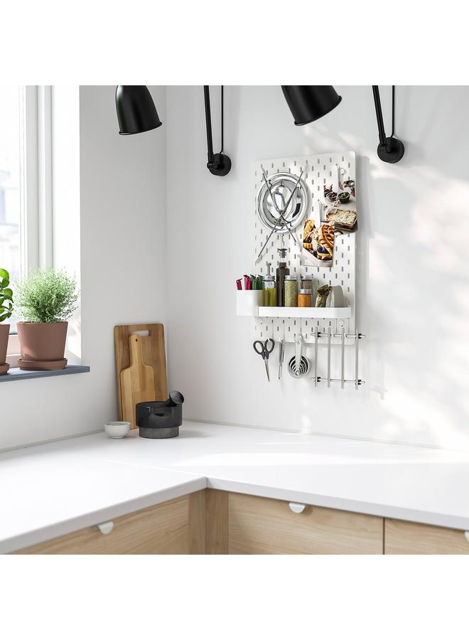 erorex Pegboard Combination, White, 36X56 Cm - Image 3