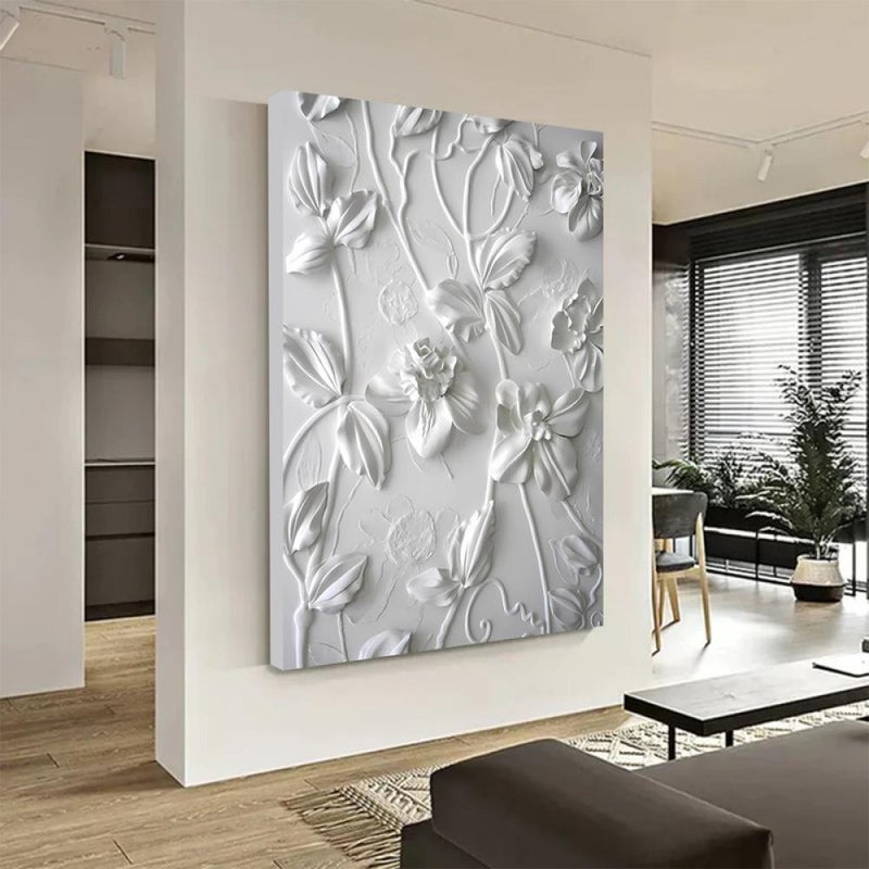 Marktna One piece of printed canvas wall art in the style of a plaster painting with a hollow frame, measuring (40×60). - Image 2