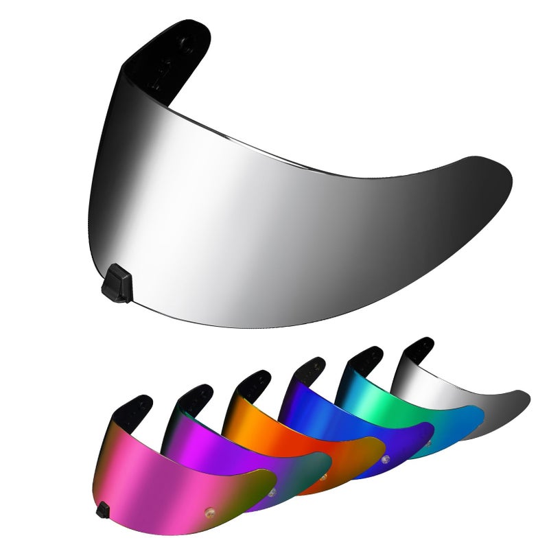 PSLER Helmet Visor for R420  R420 Helmet Visor Helmet Face Shield Helmet Accessories Replacement for R420SilverMirror