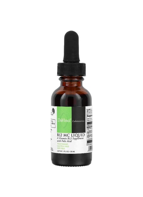 DaVinci Laboratories, B12 MC Liquid , 1 fl oz (30 ml)
