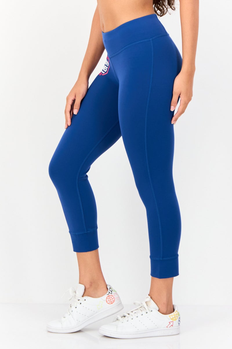 Reebok Women Sportswear Fit Training Leggings, Teal Blue - Image 2