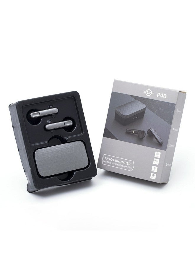 Neutral Tws Semi-in-ear Wireless Bluetooth Headset Double Microphone Intelligent Noise Reduction Game Low Latency Sports Long Endurance Private Model - Image 1