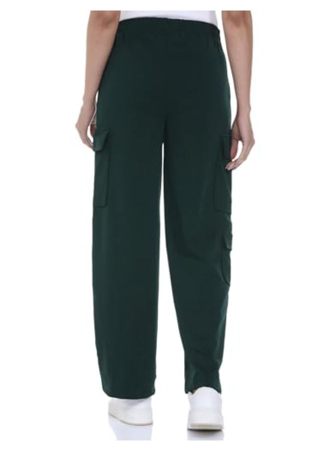 fyltr Women’s Classic Casual  5-Pocket Cargo Trousers | Mid-rise | Cargo Pants for Women - Image 2