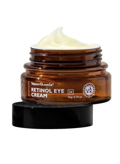 Vibrant Glamour 2 in 1 Combo Pack of Retinol Eye Cream & Serum Dark Circles Fade Fine Lines Remove Eye Bags Anti Wrinkle Anti Aging Infused with Retinol Arbutin Vitamin C & E For Women  - Image 2