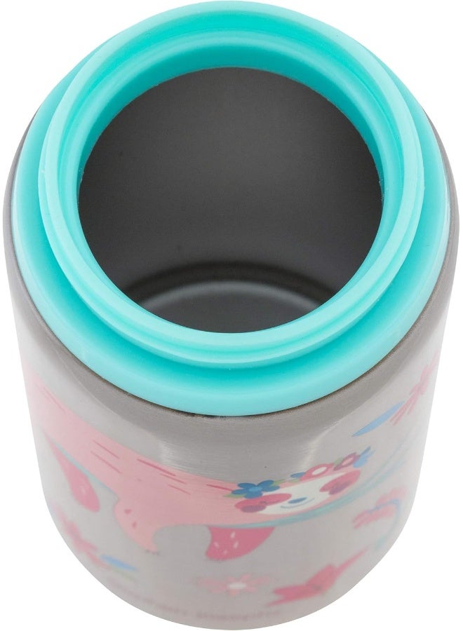 Stephen Joseph Stainless Steel Water Bottles, 18 OZ, SLOTH - Image 2