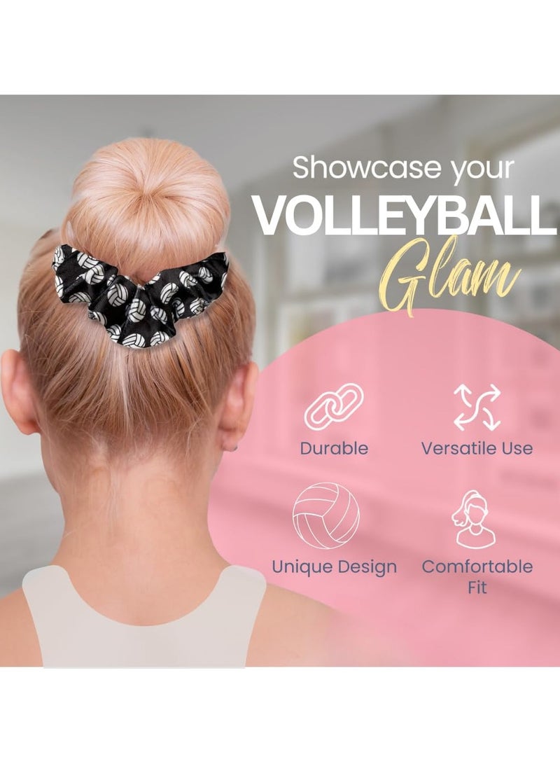 Goolsky Premium Velvet No Crease Volleyball Hair Elastics and Accessories Gift for Girls, Teens, and Teams - Image 2