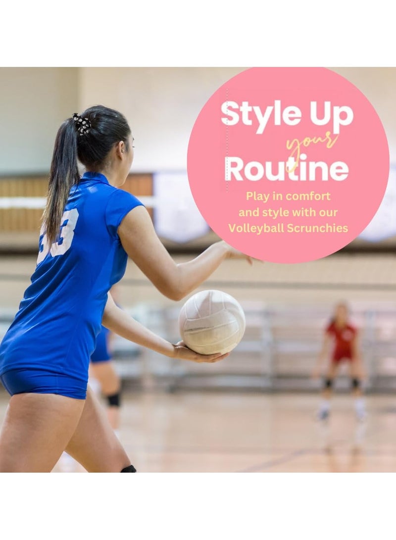 Goolsky Premium Velvet No Crease Volleyball Hair Elastics and Accessories Gift for Girls, Teens, and Teams - Image 4