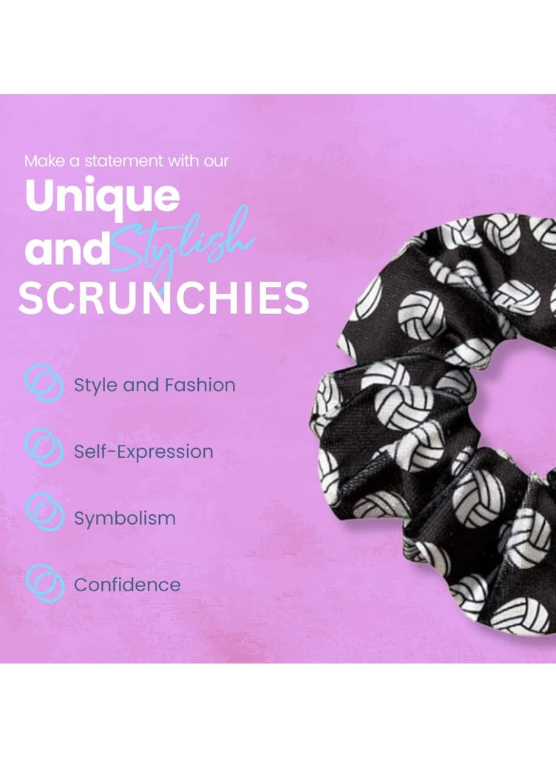 Goolsky Premium Velvet No Crease Volleyball Hair Elastics and Accessories Gift for Girls, Teens, and Teams - Image 5