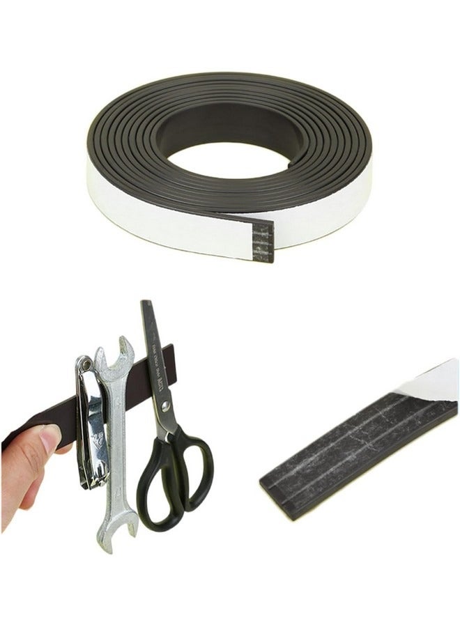 Beauenty Magnetic Tape,  Adhesive Magnetic Tape, Roll of Magnetic Tape, for DIY, Art Projects, Fridge Magnets, Magnets for Tools, 15 x 2 mm, 2 Metres  - Image 5