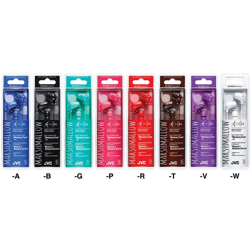 JVC Memory Foam Earbud Marshmallow Memory Foam Earbud Black (HAFX38B) - Image 4