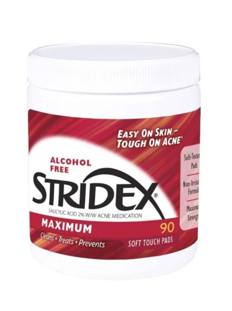 سترايدكس قطن ناعم الملمس لعلاج حب الشباب 90 قطعة - Image 1