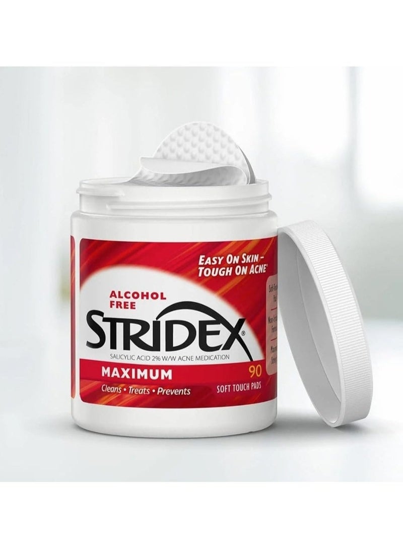 سترايدكس قطن ناعم الملمس لعلاج حب الشباب 90 قطعة - Image 2