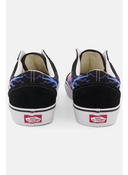 VANS Men Old Skool Graphic Print Lace Up Casual Shoes, Black Combo  - Image 4