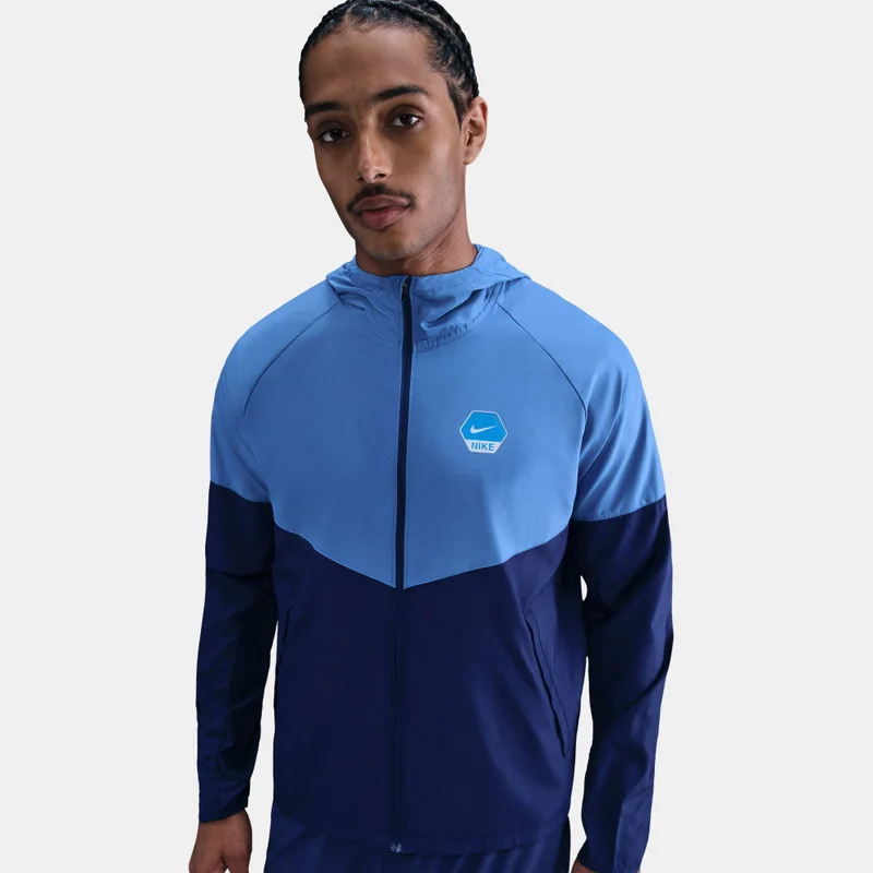 Nike Blue Men's Sportswear Running Jacket for Men | Best Price UAE