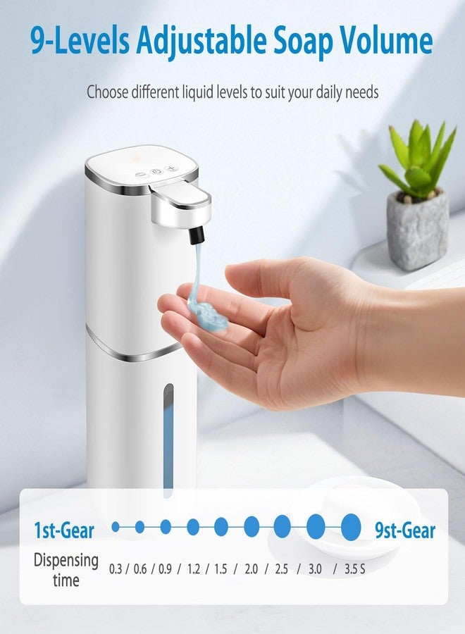 Cheftick Automatic Liquid Soap Dispenser,Digital Display 9-Level Adjustable Touchless Smart Hand & Dish Soap Dispenser, USB Rechargeable, 13.5oz/400mL Wall Mounted for Bathroom Kitchen, Hotel, Restaurant - Image 3