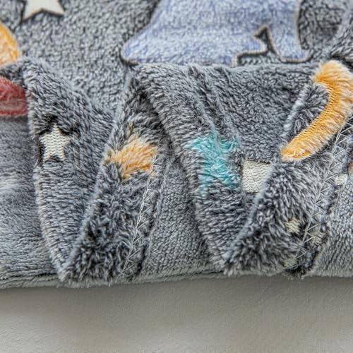 Sviuse Glow in The Dark Cat Blanket for Women Cat Themed Gifts for Girls Fleece Kitty Pattern Blanket Cute Fuzzy Blanket with Cats on It (50"x60", Cat 9) - Image 5