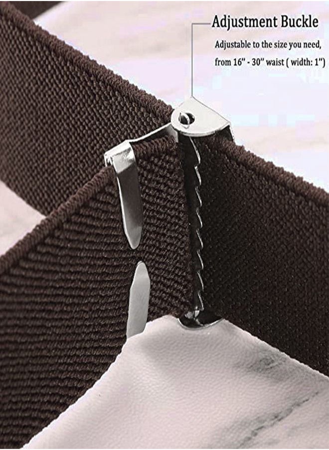 Generic - Kids Elastic Adjustable Belt Brown - Image 1