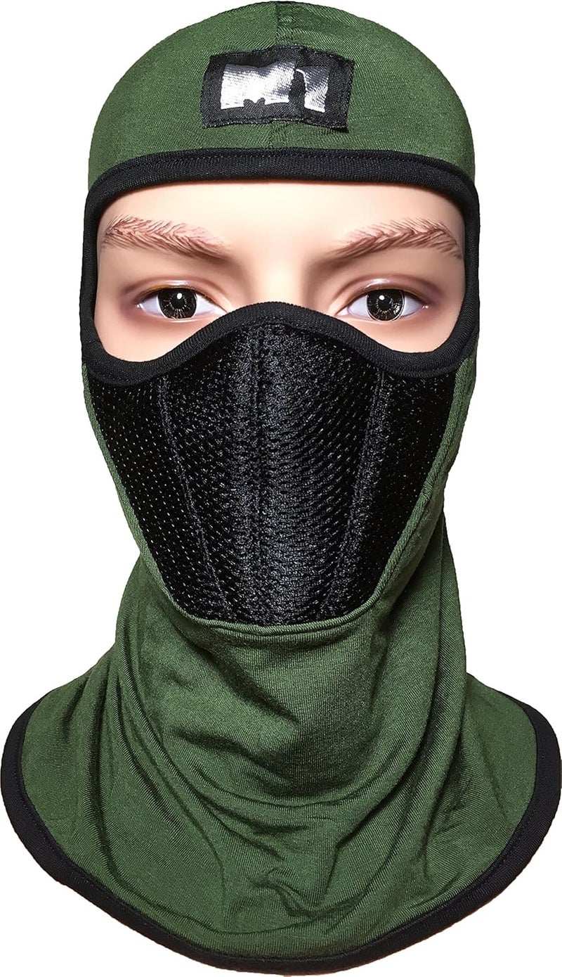 Ranger Products M1 Full Face Cover Balaclava with Filter - Green OD - Image 2