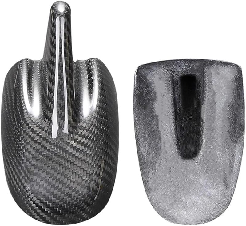 Maserati Ghibli Levante Carbon Fiber Shark Fin Antenna Cover Trim 2016 Up - Image 5