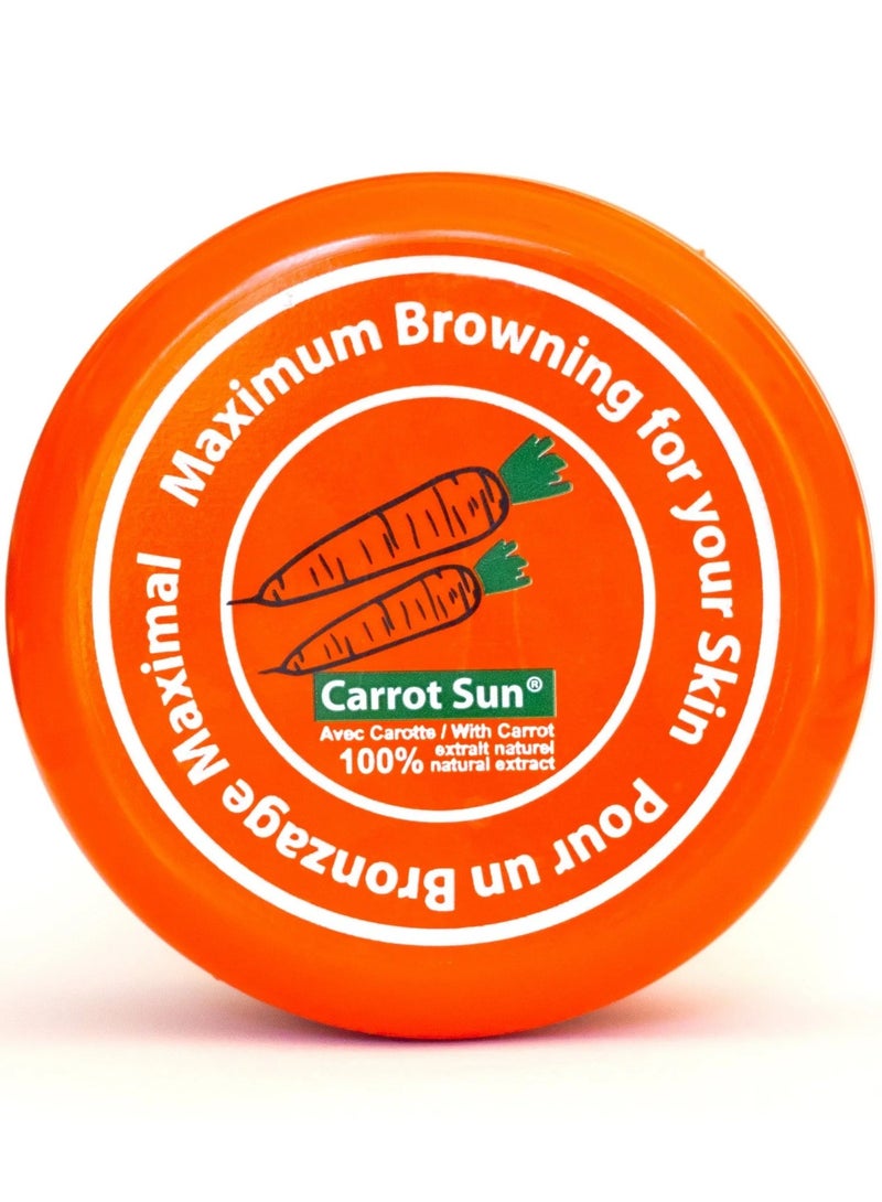 Tanning Accelerator Cream Carotene Intensive Papaya Tanning Gel – Natural Extract Sun Cream Tanning Lotion for All Skin Types – Tan Lotion with Carrot Oil for Even Beautiful Skin Coloring (SPF0) 350ML