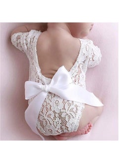 Gonice Newborn Baby Photography Prop Lace, Baby Girl Romper Outfit Clothes, Newborn Baby Girls Photography Props Lace Romper Photo Shoot Props Outfits  - Image 5