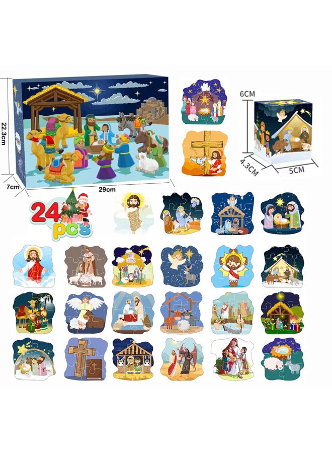 2024 Cross Border 1008 Piece Countdown  Puzzle Ghost Pumpkin Witch Paper Puzzle Ghost Festival Educational Toys-Color:Puzzle 1 【473g】 - Image 1