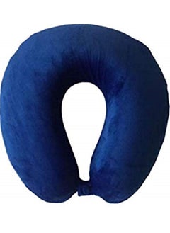 Blue Tree blue tree Unisex U-Shaped Micro Fibre Soft Cushions Neck Rest Pillow for Travel, Car, Train, Flight, Bus (Grey) (Blue, Medium)  - Image 1