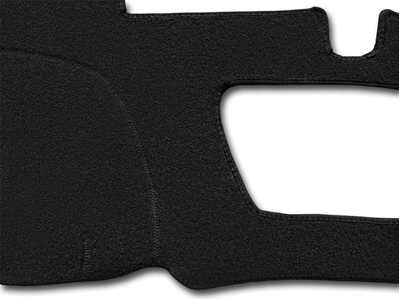 Yiz Dash Cover Mat Custom Fit for 2019-2025 Chevy Chevrolet Silverado 1500 2500HD 3500HD/2019-2023 GMC Sierra 1500 2500HD 3500HD w/o Head Up Display and Speaker Cutout,Dashboard Pad Carpet(Black) J130 - Image 4