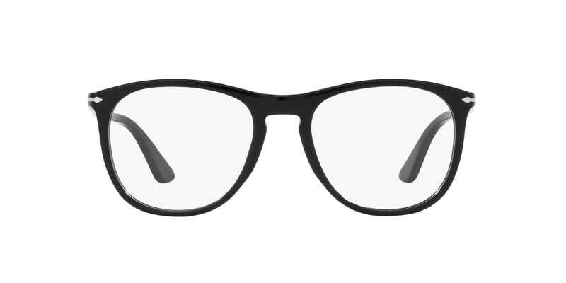 Persol PO3314V Square Prescription Eyewear Frames BlackDemo Lens 53 mm