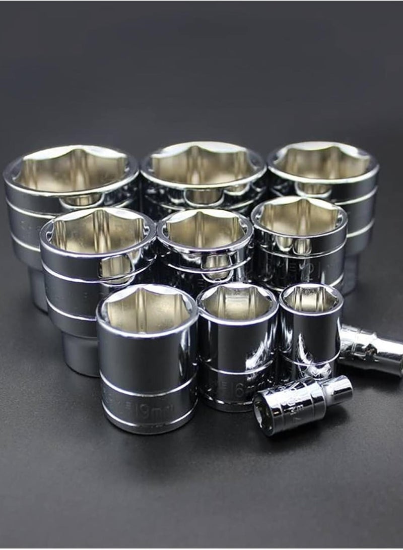 GGOOT Tool Box 150 Pieces/Set Repair Car Sleeve Ratchet Wrench Suit Automotive Repair Tools for A Special Package Hardware Toolbox (150pcs)  - Image 5