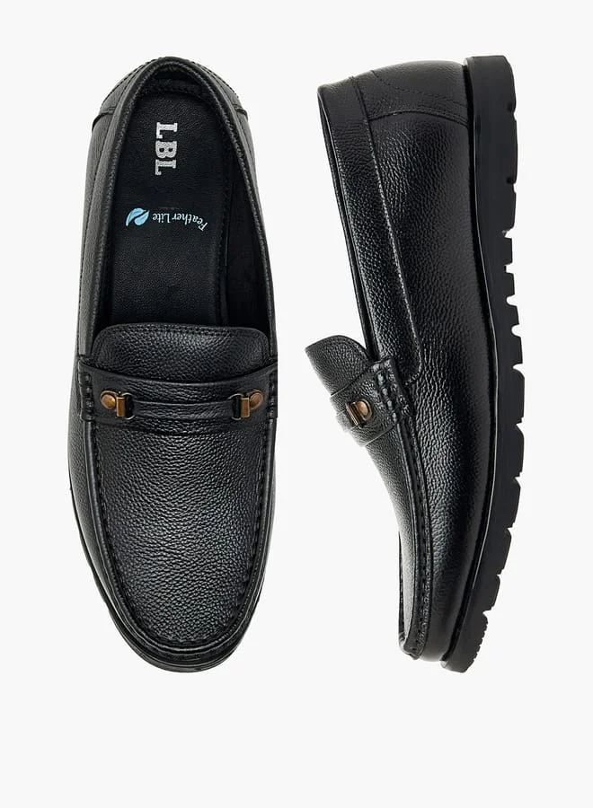 ال بي ال من شو اكسبرس لوفرز رجالي بنقوش جلد