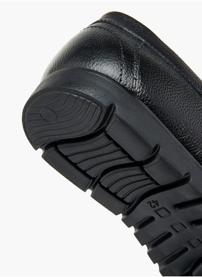 LBL by Shoexpress Men's Textured Slip-On Loafers  - Image 5