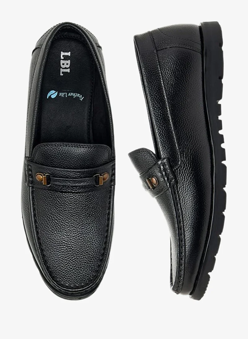 LBL by Shoexpress Men's Textured Slip-On Loafers