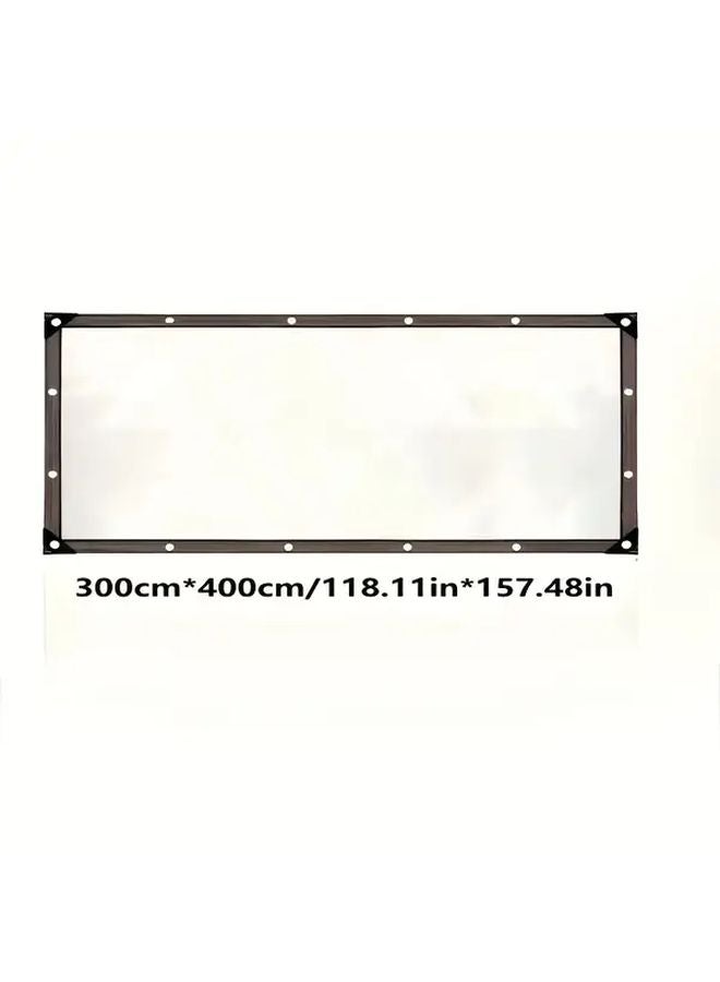 Heavy Duty Clear PVC Waterproof Tarp 9 9x13 3x4m Reinforced Edges Grommets UV Resistant - Image 4