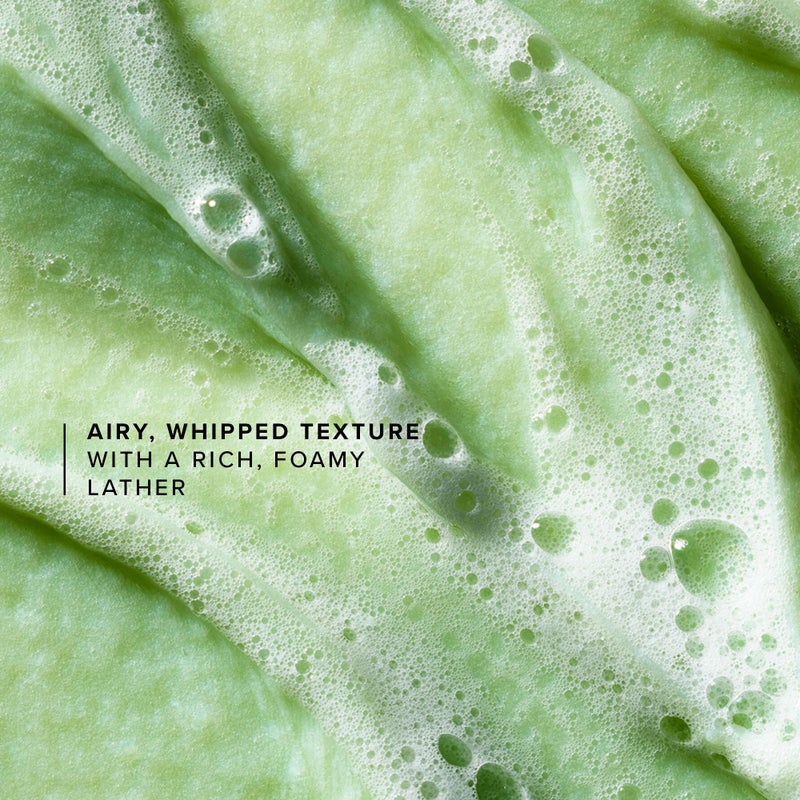 Farmacy Foaming Face Wash for Oily Skin - Whipped Greens Oil-Free Gentle Facial Cleanser + Exfoliator - Infused with Green Clay to Remove Impurities, Control Oil + Maintain Skin Hydration (150ml) - Image 4