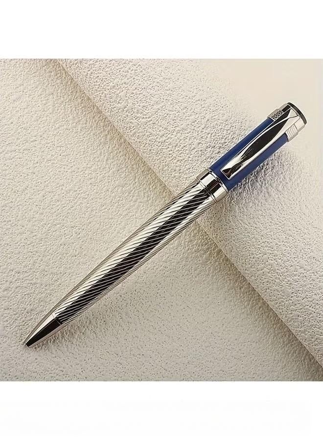 Classic Luxury Ink Ballpoint Pen, Ink Smooth Writing Metal Body Signature Pen, Elegant Stylish Refillable Durable Comfortable Grip Suitable for Daily Writing Office Work Business Meetings Signatures Gifts Ideal, Writing Accessory for You Professionals Men Women - Image 1