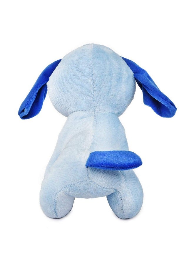 Webby Soft Animal Plush Standing Dog Toy 20cm, Blue - Image 4