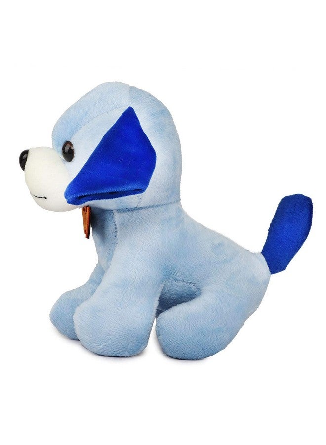Webby Soft Animal Plush Standing Dog Toy 20cm, Blue - Image 3