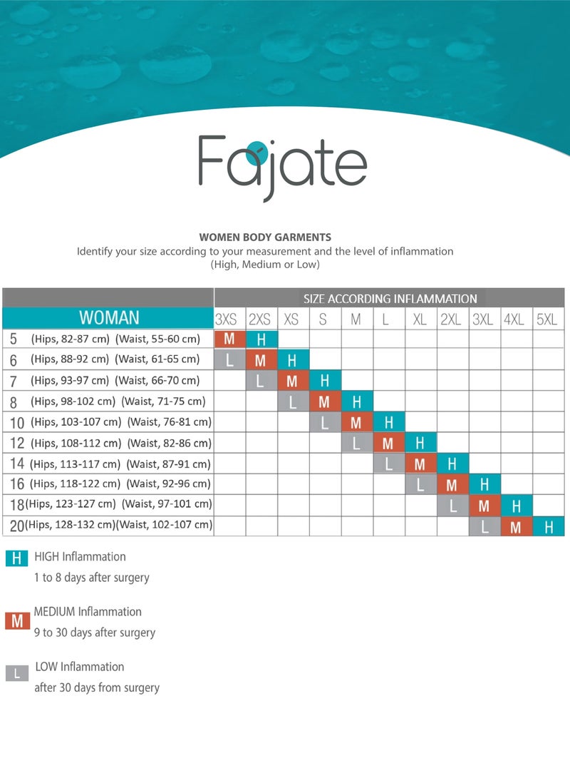 فاجاتي مشد كامل للجسم بطول الكاحل – 11036 - Image 3