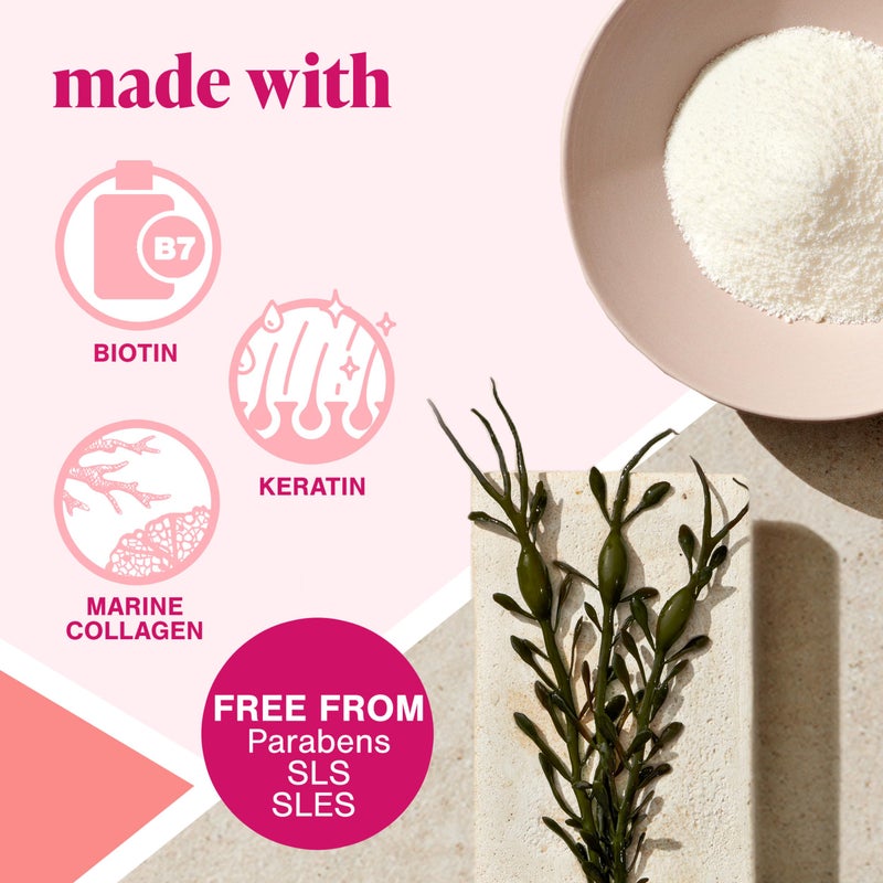 Viviscal Thickening Shampoo, Formulated With Biotin And Keratin, Fortified With Marine Collagen And Seaweed Extract, Strengthens And Reduces Breakage, Healthier Looking Hair 250ml (8.45 fl. oz.) - Image 4