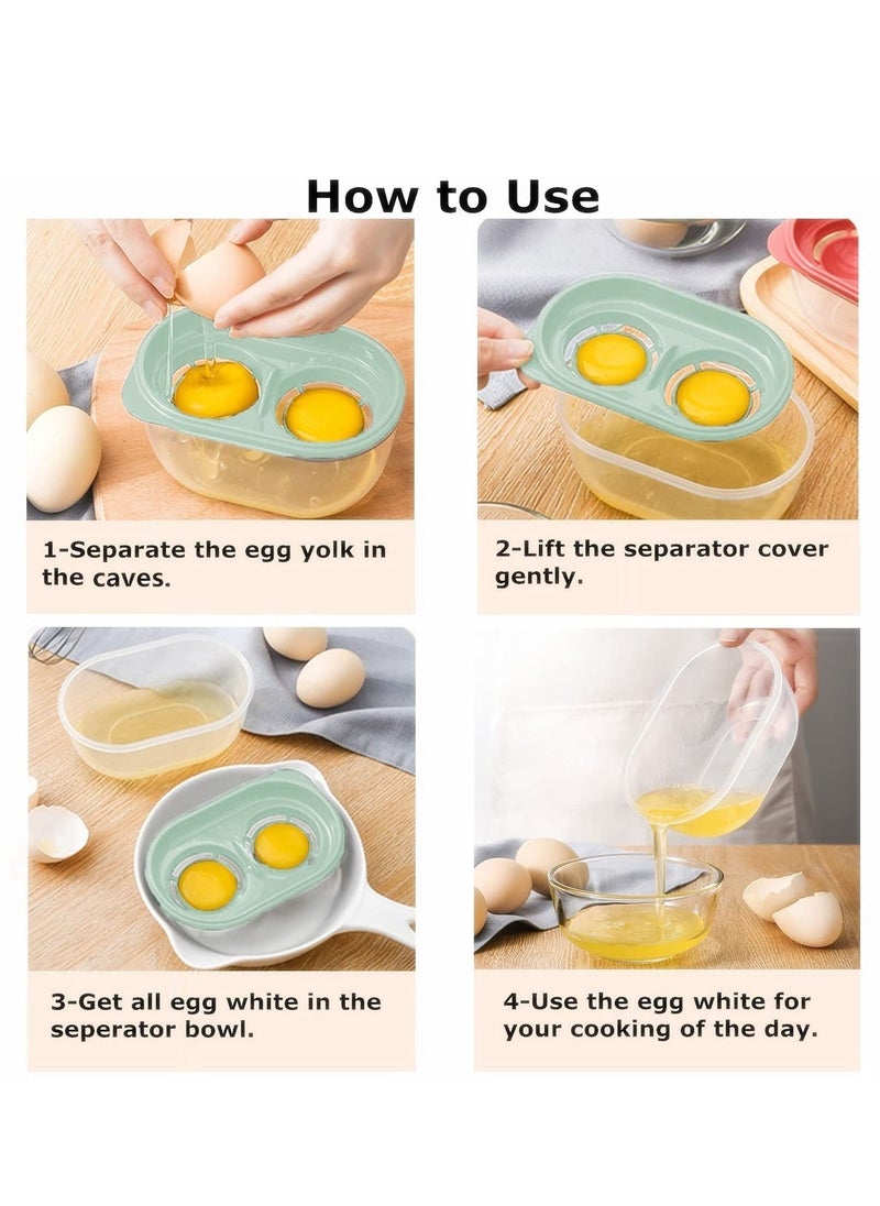 SYOSI - Egg White Egg Yolk Separator Divider Tool With Storage Box Filter Container Food Grade Kitchen Eggs Baked Dessert Tools Quality - Image 1