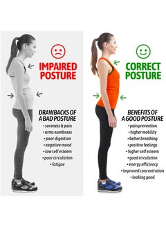 Generic Posture Corrector Men Women Comfortable Elastic Adjustable Strap - Upper Back Support for Back Pain Neck Posture Corrector Clavicle Aid Spine Align, Relieved Back u0026 Shoulder Pain  - Image 3